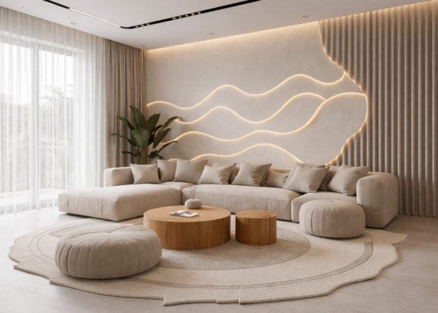 modern decorative wall treatment London by Multani Interiors